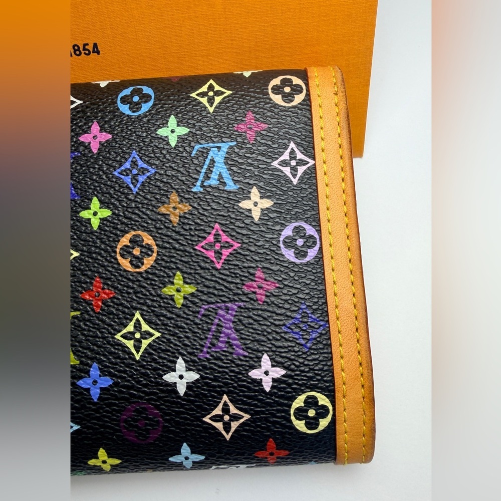 Louis Vuitton Takashi Murakami Porte Tresor Multicolor International Wallet - Picture 8 of 16